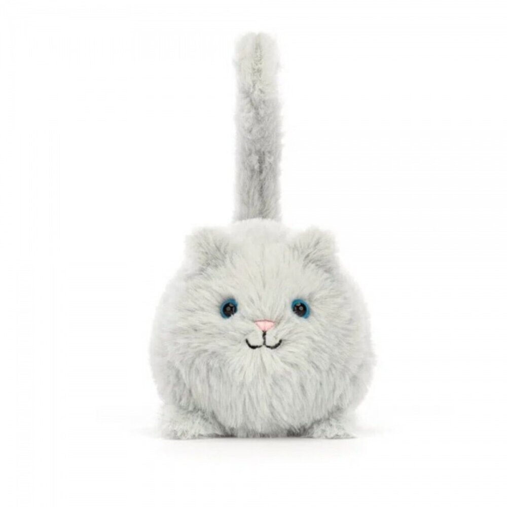 Jellycat Kittens CABOODLE Cream & Grey bundle of 2 Both Retired & Rare blue eyes - Picture 3 of 9